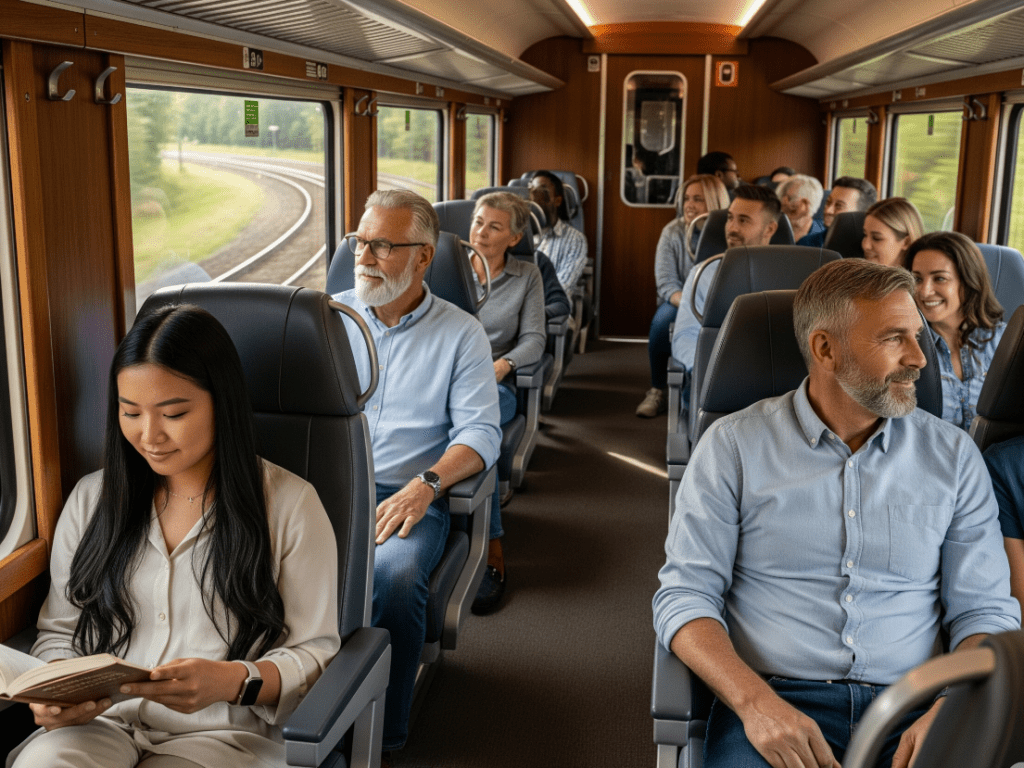 Kereta api, transportasi umum murah untuk liburan impian dengan budget terbatas