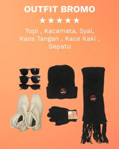 Daftar perlengkapan ke Bromo yang wajib dibawa
