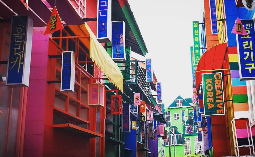 sudut kota korea Florawisata San Terra