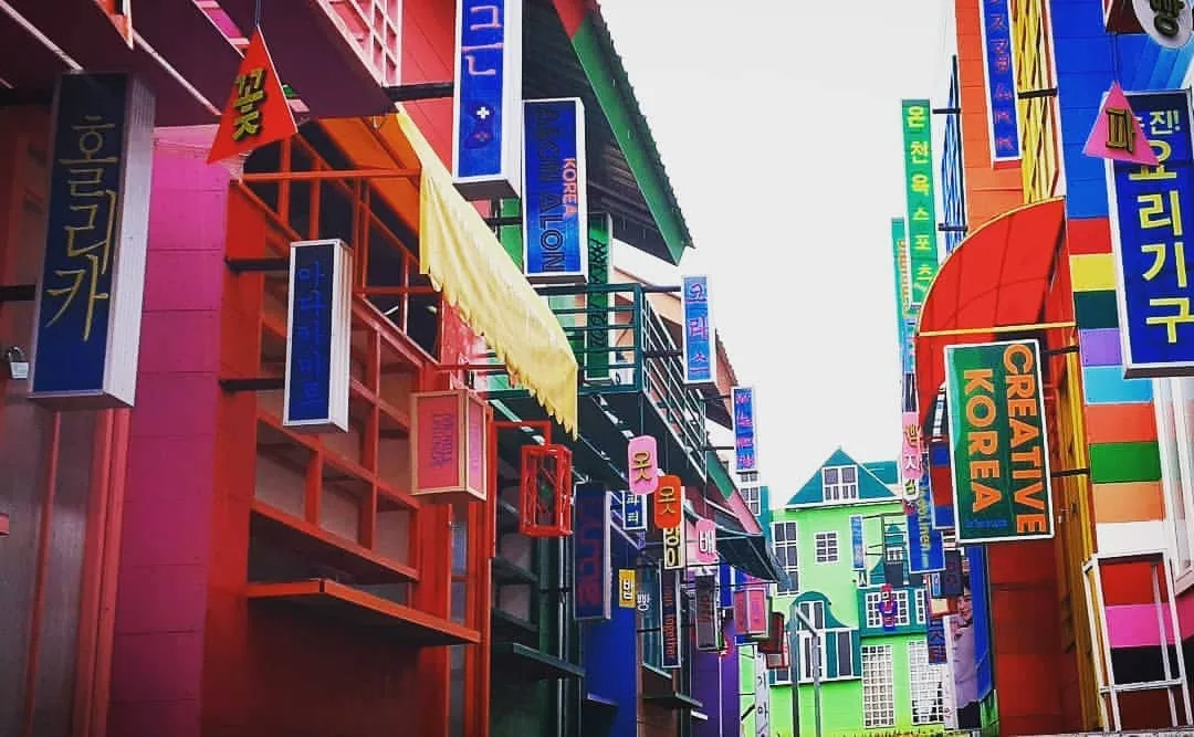 sudut kota korea Florawisata San Terra