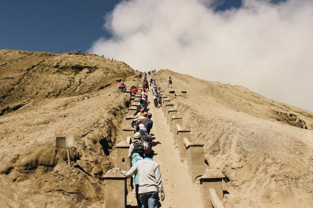 Estimasi waktu di setiap titik pada itinerary Bromo 1 hari