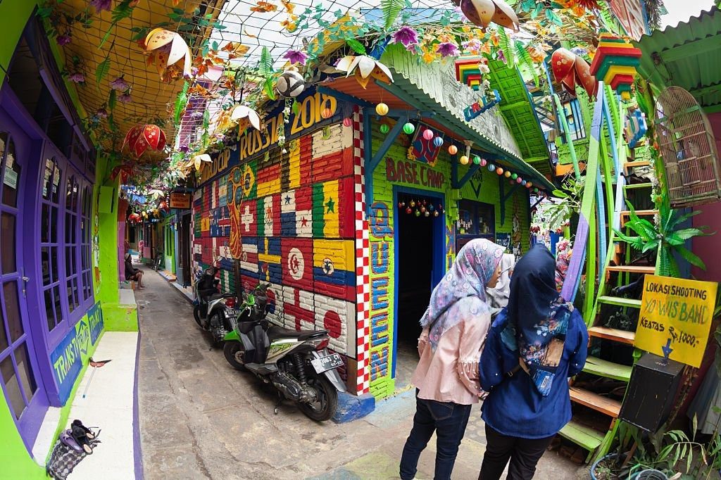 Akses menuju Kampung Jodipan Malang untuk wisatawan dari pusat kota dan area sekitar